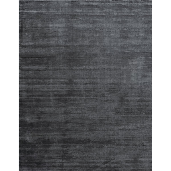 Bokara Rug Co., Inc. HandKnotted HighQuality Charcoal Area Rug Wayfair